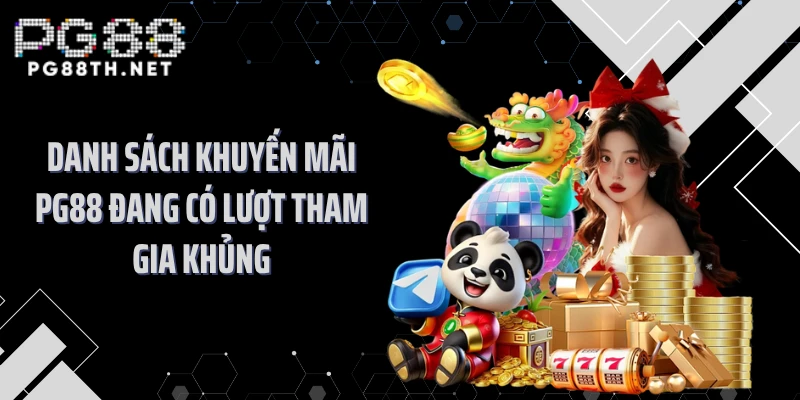 Danh sách khuyến mãi PG88 đang có lượt tham gia khủng