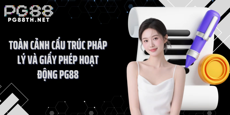 Toàn cảnh cấu trúc pháp lý và giấy phép hoạt động PG88
